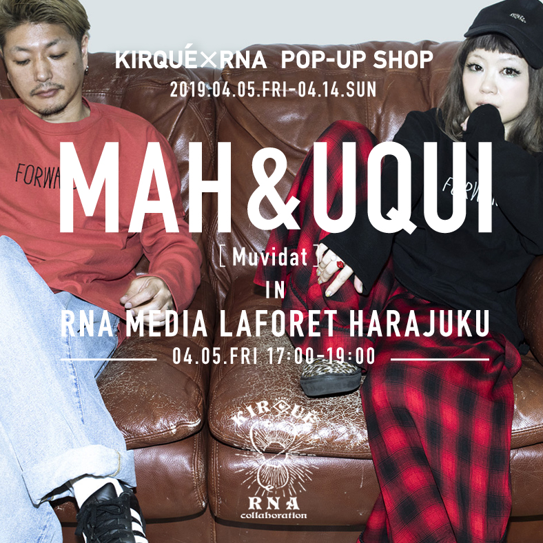 MAH & Uqui［ Muvidat ］ in RNA MEDIA LAFORET HARAJUKU